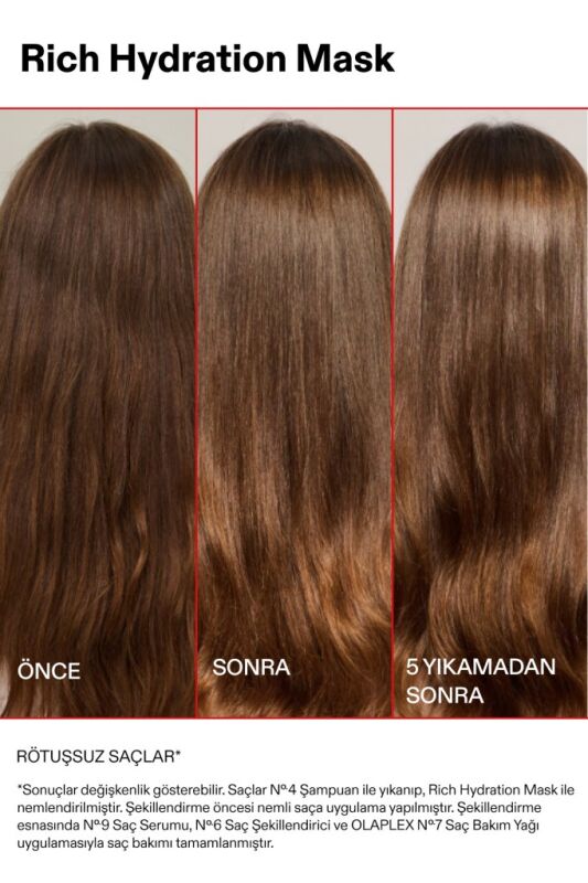 Rich Hydration Mask - Orta, Kalın Telli ve Kuru Saçlar İçin Yoğun Nemlendirici Maske - 8