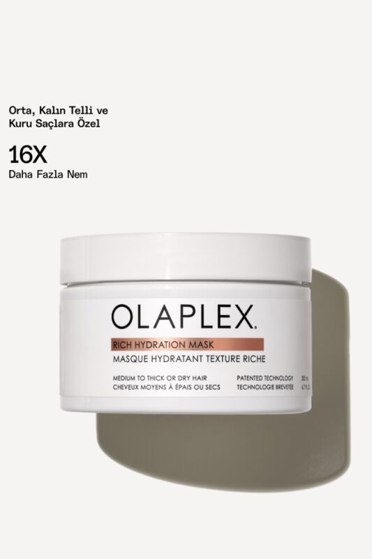 Rich Hydration Mask - Orta, Kalın Telli ve Kuru Saçlar İçin Yoğun Nemlendirici Maske - 1