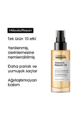 Serie Expert Absolut Repair 10 in 1 Yıpranmış Saçlar için 10 Etkili Mucize Bakım Spreyi 90 ml - 3