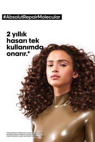 Serie Expert Absolut Repair Molecular Tüm Yıpranmış Saçlar İçin Arındırıcı Şampuan 500 ml - 2