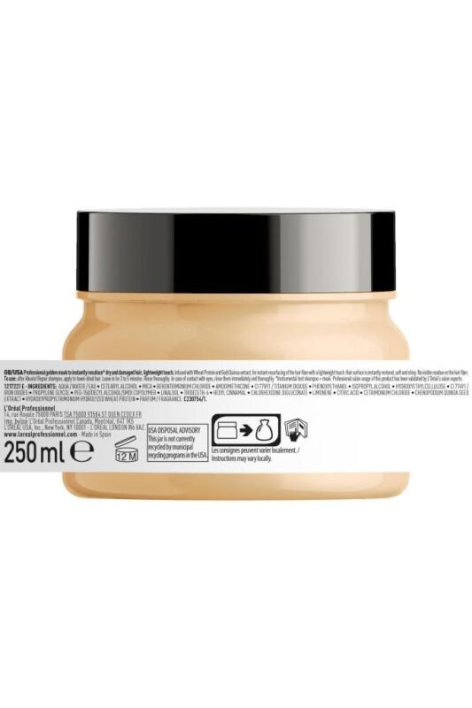 Serie Expert Absolut Repair Yıpranmış Saçlar Için Onarıcı Altın Maske 250 Ml - 8