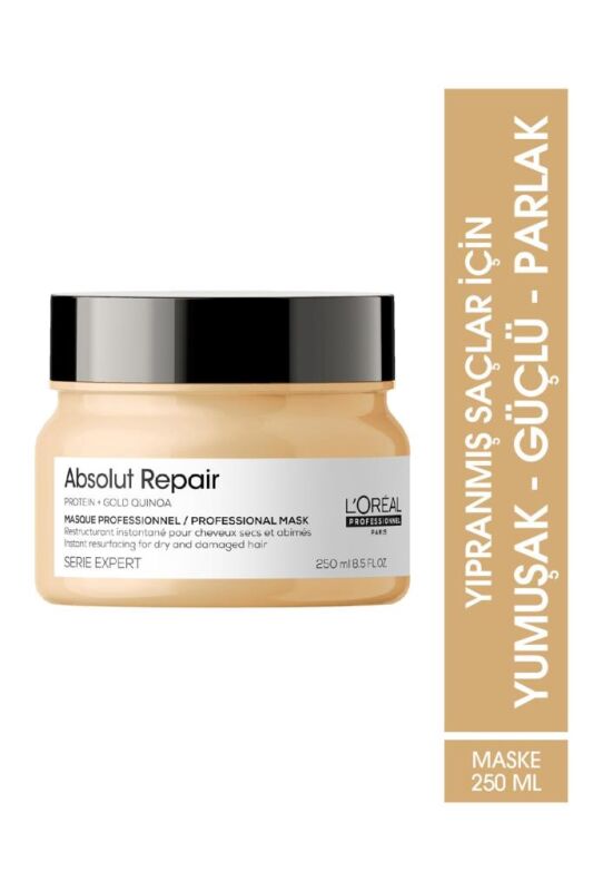 Serie Expert Absolut Repair Yıpranmış Saçlar Için Onarıcı Maske 250 ml - 1
