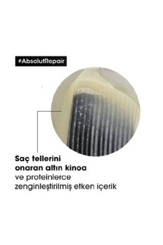 Serie Expert Absolut Repair Yıpranmış Saçlar Için Onarıcı Şampuan 300 ml - 4