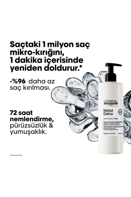 Serie Expert Metal Detox Şampuan Öncesi Bakım 250ml - 2