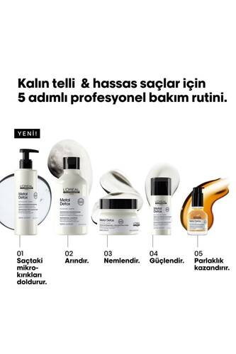 Serie Expert Metal Detox Şampuan Öncesi Bakım 250ml - 7