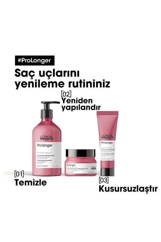 Serie Expert Pro Longer Saç Boylarının Görünümünü Yenileyici Şampuan 500 Ml - 7