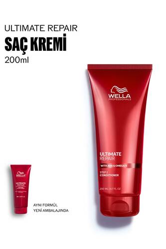 Wella Professionals - Ultimate Repair Yıpranmış Saçlar İçin Derinlemesine Besleyici Saç Kremi 200 ML