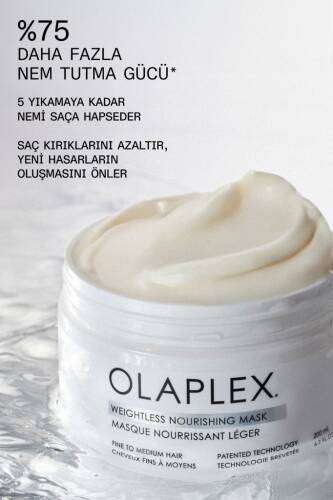 Weightless Nourishing Mask - İnce, Orta Telli Saçlar İçin Ağırlık Hissi Bırakmayan Besleyici Maske - 3