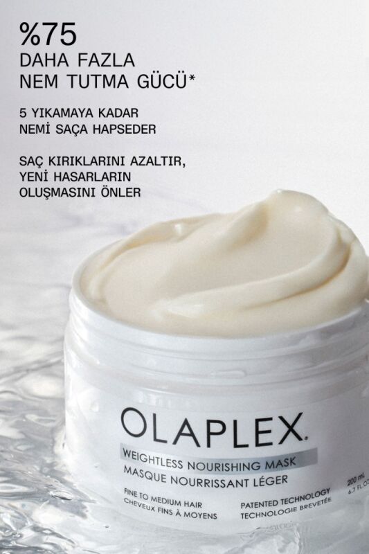 Weightless Nourishing Mask - İnce, Orta Telli Saçlar İçin Ağırlık Hissi Bırakmayan Besleyici Maske - 3