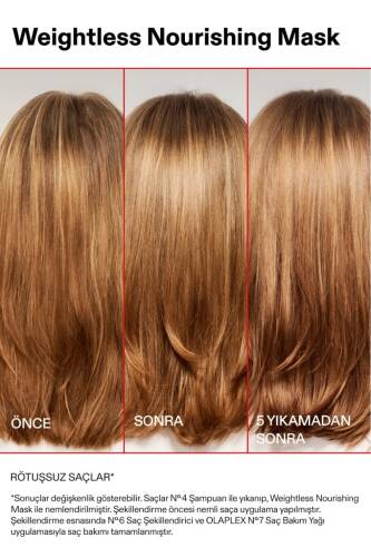 Weightless Nourishing Mask - İnce, Orta Telli Saçlar İçin Ağırlık Hissi Bırakmayan Besleyici Maske - 8