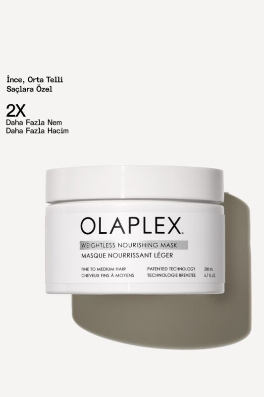 Weightless Nourishing Mask - İnce, Orta Telli Saçlar İçin Ağırlık Hissi Bırakmayan Besleyici Maske - 1