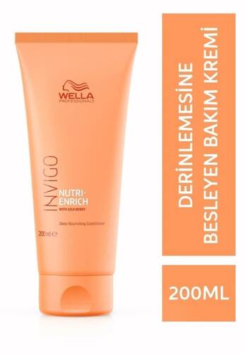 Wella - Wella Invigo Nutri-Enrich Derinlemesine Nemlendirici Saç Kremi 200 ml