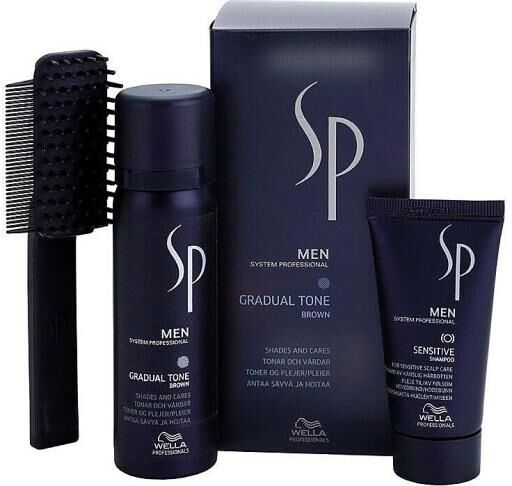 Wella SP Men Gradual Tone Pigment Mousse Beyaz Saç Kapatıcı Siyah - 2
