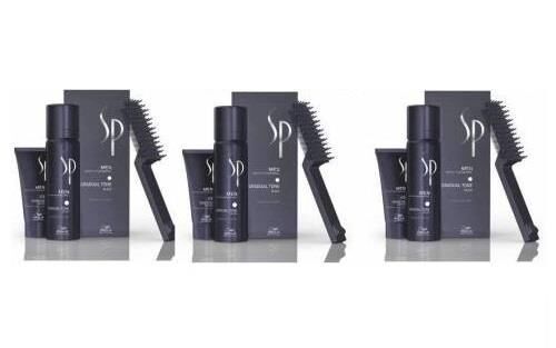 Wella Sp Men Pigment Mousse gradual Tone Black Siyah 3x60ml - 1
